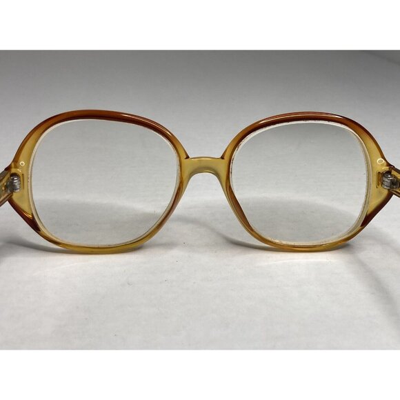 CHRISTIAN DIOR 2076 30 Gold/Brown Round Eyeglasses 53/17 Frames Only - Picture 2 of 11